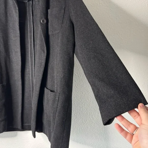 Vintage Amanda Smith Wool Cashmere Chore Jacket Size 14 Classic Vintage Academia - Picture 4 of 14